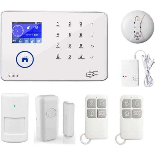 Smart Home Wireless Mobile Phone Control WiFi GSM 3G Security Burglar Alarm Systems PIR Motion Detector Sensor Supported