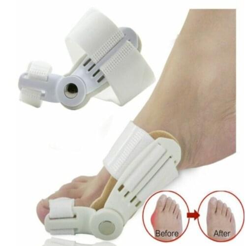 2Pcs Big Toe Separator Hallux Valgus Orthopedic Bone Finger Pedicure Corrector Splint Correction Bunion Thumb Foot Care Tool