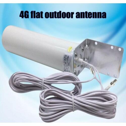 Signal Booster Antenna Dual SMA Male 3G 4G LTE Outdoor Fixed Bracket Wall Mount LTE Router Modem Aerial Signal Booster