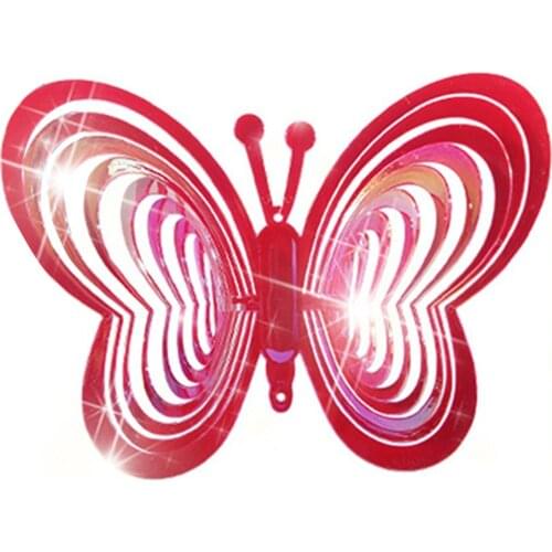 1 x Wind Spinner 21.2cm*15cm Butterfly Wind Spinner Catcher Color Decor For Yard Garden Spinner Wind