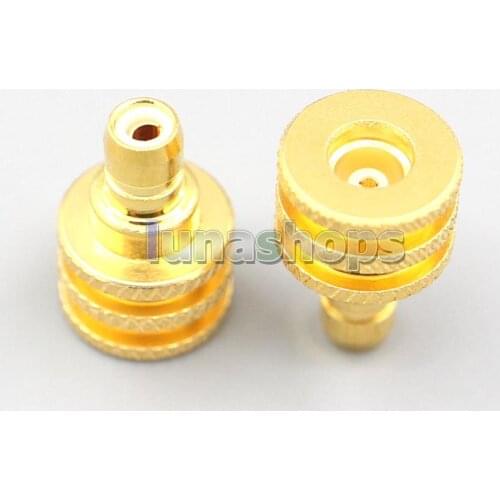 LN007433 100pairs Earphone Pin Converter Adapter For Sennheiser IE400 IE500 Male to MMCX Female