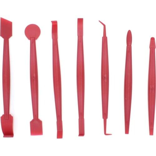 7pcs/set Car Vinyl Wrap Film Squeegee Scraper Tools Edge-closing Tool for Automobile Film Sticking Car Styling Auto Accessories