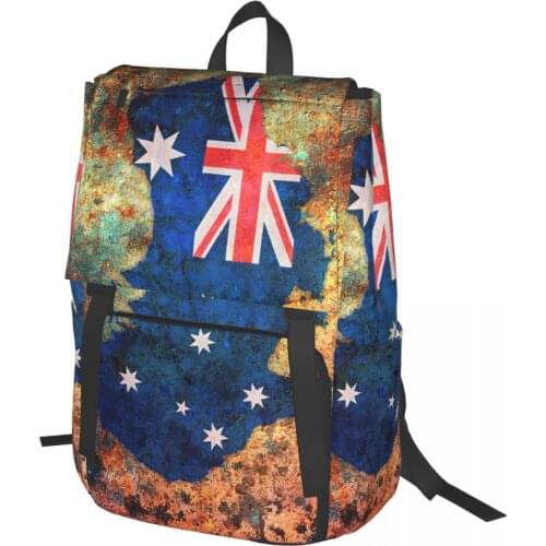 Australia Flag Map Backpack for Girls Boys Travel RucksackBackpacks for Teenage school bag