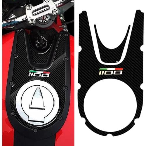 3D Carbon-Look Motorcycle Tank Pad Protector Case for Ducati Monster 1100 Evo 2008-2014