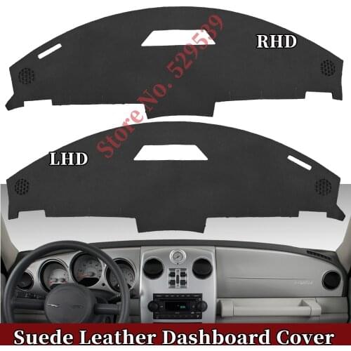 For Chrysler PT Cruiser Convertible 2001 -2010 Car-styling Suede Leather Dashmat Dashboard Cover Pad Dash Mat Auto Accessories