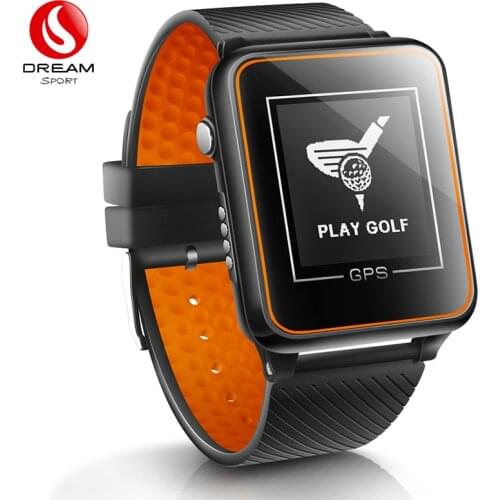 DREAM SPORT Golf GPS Watch with+40000 Golf Course,Golf Tracking with Yardage Distance/Hazard/Range Finder/Score Card DGF4 Orange