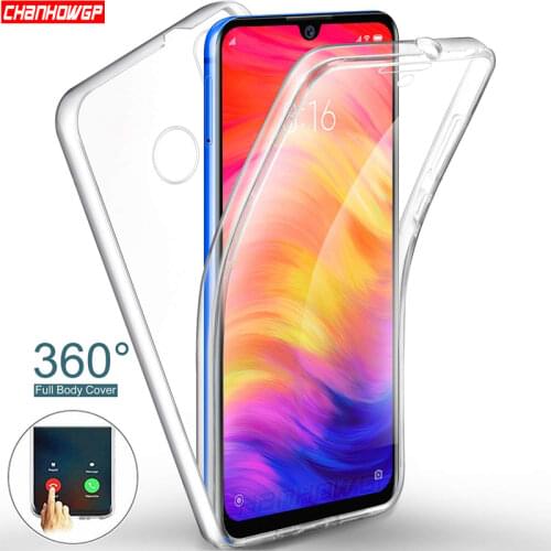 Full Cover Double Silicon Case For Xiaomi Redmi Note 5 6 7 Pro 5A 4X 4 Global 6A 6 Pro 5 Plus S2 Xiaomi Mi 8 9 A1 A2 Lite F1