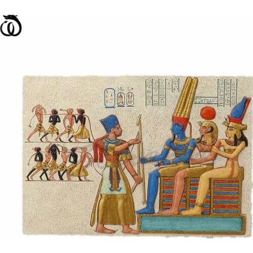 Egypt Character Wall Hanging Decoration Prisoner And Praetor Art Sculpture Resin Craft Home Decor LivingRoom Birthday Gift R7252