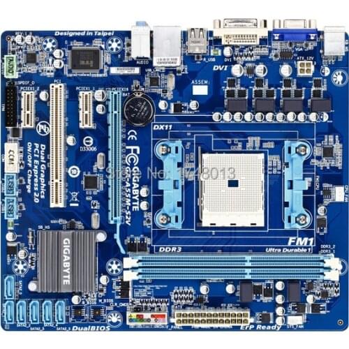 Gigabyte GA-A55M-S2V original motherboard Socket FM1 DDR3 32GB desktop motherboard Free shipping