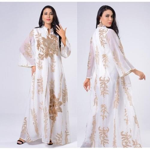 Eid Mubarak Abaya Dubai Turkey Muslim Fashion Women jalabiya Dress Islam Caftan Marocain Vestidos Clothing Robe Musulman
