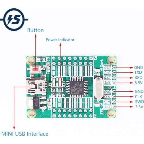 MINI STM32F030K6T6 Development Board TTL GPIO ARM STM32 for JTAG SWD