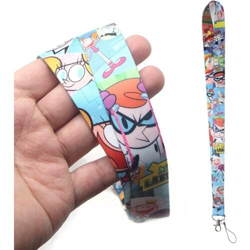 DZ1656 Anime Cute Lanyard For Keychain ID Card Pass Gym Mobile Phone USB Badge Holder Key Ring Neck Straps Accessories