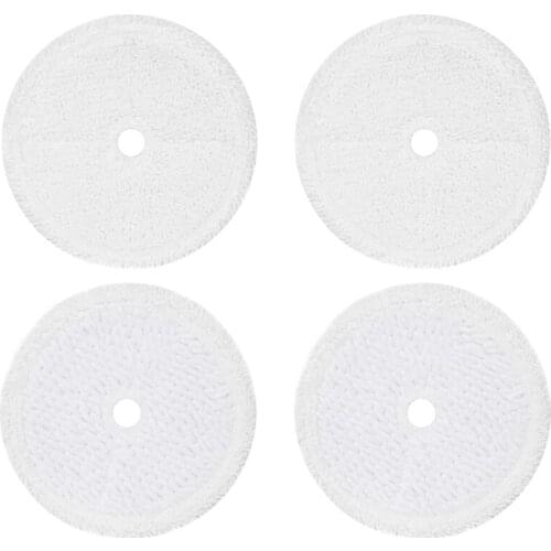 Reusable Replacement Mop Pads Compatible for Bissell 3115 SpinWave Hard Floor Expert Wet and Dry Robot Vacuum 4 Pack