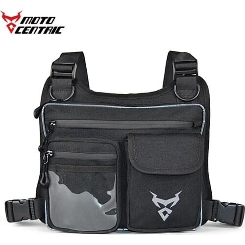 Fashion Chest Rig Bag For Motrocycle Cycling Men Waist Backpack Chest Mobile Phone Bags Male Fanny Pack Casual
