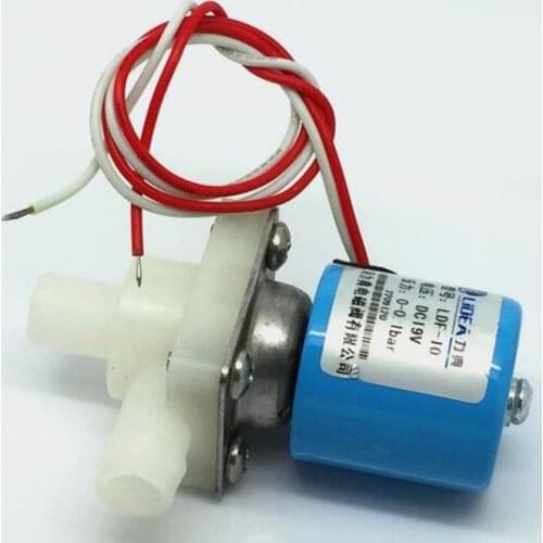 Normally closed solenoid valve, 80mm DC 19V pressureless valve / drain valve 0-0.1bar