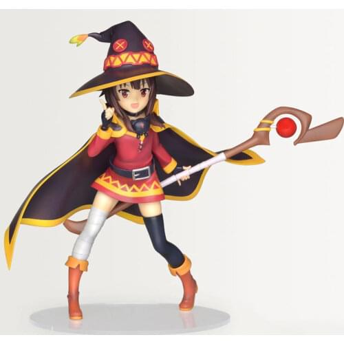 New Arrival Japanese Anime KonoSuba Gods blessing on this wonderful world KonoSuba Megumin figure PVC Action Figure model Toys