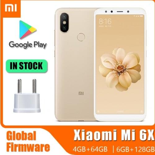 Smartphone celular xiaomi mi A2/6x 6G 128G Android 8.1 Snapdragon 660 1080 x 2160 pixels Fast charging 18W
