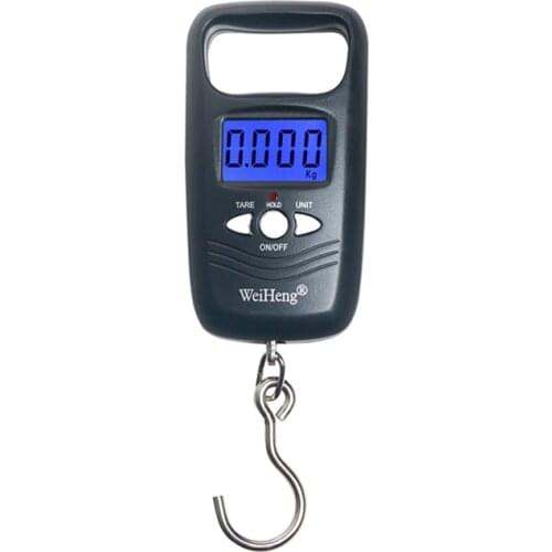 110LB Scale Hook Fish Weight Hanging Scale Portable 50kg 5g LCD Digital Luggage Weighing Fishing Hook Scale Electron Balance