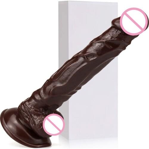 ManNuo Realistic Dildo Big Dick Thick Glans Skin Feeling Soft Penis No Vibrator Female Masturbator Erotic Lesbian Adult Sex Toys