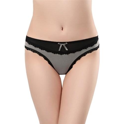 6 pcs/lot Women Briefs Sexy Lace Cotton Panties Breathable Ropa Interior Triangle Female underpants shorts Ladies Girl Underwear
