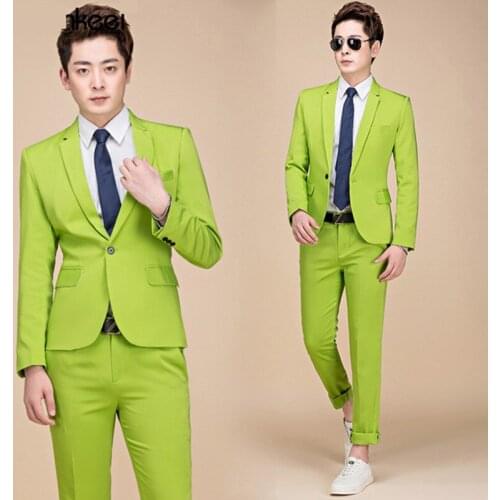 Spring Fashion Luxury Men Wedding Suit Male Blazers Slim Fit Suits For Men Costume Business Formal Party White Classic Black Set