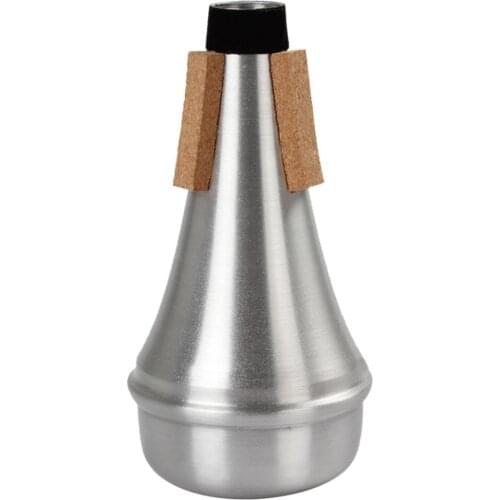 High Quality Silver Aluminum Alloy Trumpet Mute Sourdine Fits All Trumpets