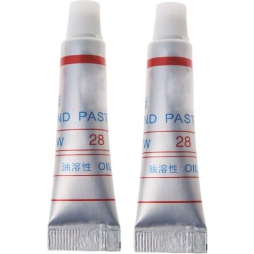 2pcs Diamond Abrasive Paste Compound Micron Glass Metal Polishing Grinding Tool