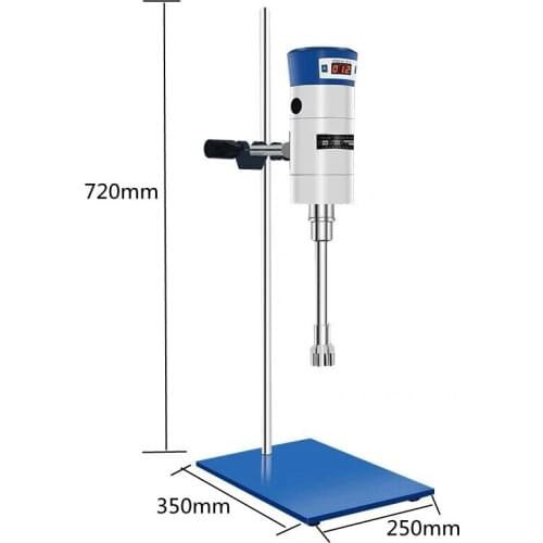 220V 2-15L Dispersion Homogeneous Emulsifier Mixer 200-11000r/min Digital Display High Speed Shear Mixing Emulsifier