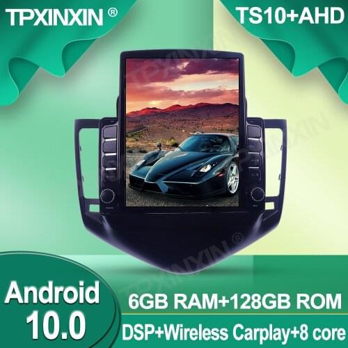 6+128G For Chevrolet Cruze 2008-2012 Android 10.0 GPS IPS Car Multimedia Player Head Unit Audio Radio Navigtion Tape Recorder