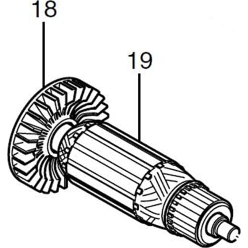 AC220-240V MAKITA 517623-2 Rotor Motor Armature for MT910 MT602 M610 Rotor
