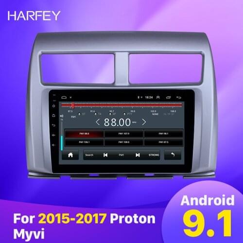 Harfey 9" Android 9.1 car GPS Radio for Proton Myvi 2015- 2017 HD Touchscreen support Carplay Rear camera Car Multimedia player