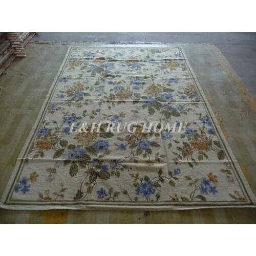 Free Shipping 6'x9' Handmade Rug New Zealand Woolen needlepoint rug & carpet bamboo design
