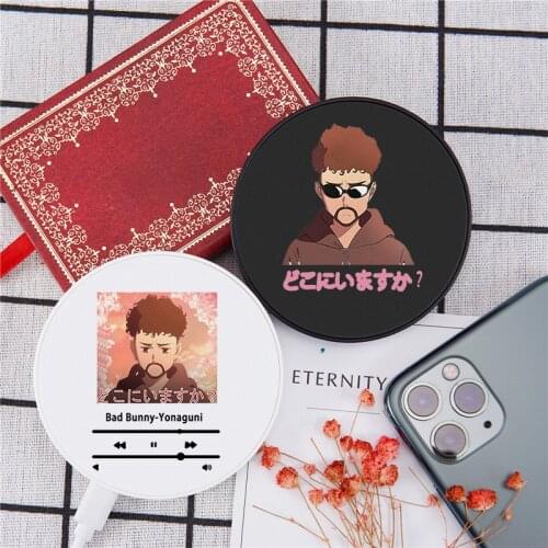 Bad Bunny New Song Yonaguni Wireless Charger for Iphone/airpods Portable Charger for Iphone for Samsung for Huawei for Xiaomi