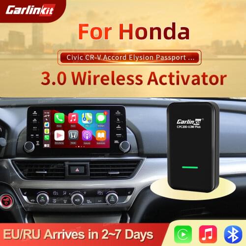 Carlinkit 3.0 Apple CarPlay Wireless Dongle For Honda Civic CR-V Accord Avancier Elysion Fit Ridgeline Accord Odyssey City IOS14
