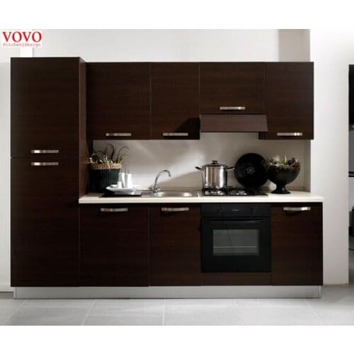 Melamine board kitchen cabinet design