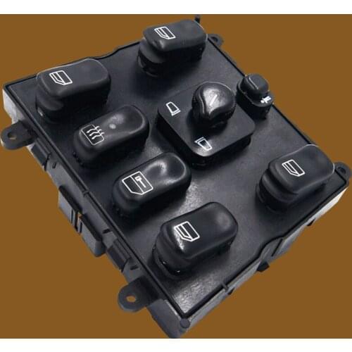 DWCX Plastic Master Motorized Window Switch Control Black Fit for Mercedes M-Class W163 ML 230 320 430 500 1638206610