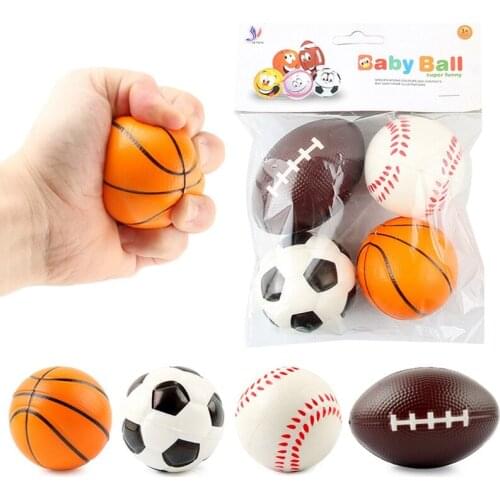 Children Adult Pressure Relief Vent Padding Cotton Grip Ball Rugby Kids Sensory Fidget Toys Early Educational Ball Game Gifts