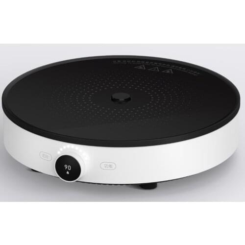 Induction Cooker hot pot wok soup pot one mini touch mute smart electronic stove Black crystal panel induction cooker