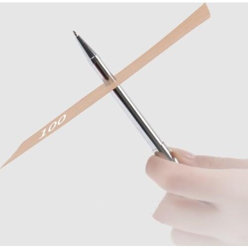 Super Pen Thru Bill metal - Magic Tricks,Penciltration (pen thru dollar) Deluxe Pen Through Dollar,Magia Toys Close up Illusions