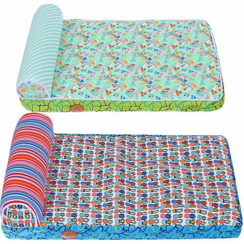 Pet Bed Dog Cat Bed Puppy Sleeping Massage Cushion Pads Home Kennels Mat For Small Medium Dog Four Seasons Available 2 Size