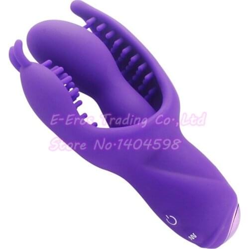 10 Speeds G Spot powerful Vibrator Waterproof Triple Clitoris Stimulator Oral Clit Vibrators Intimate Adult Sex Toys For Women