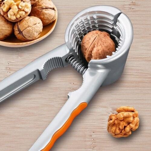 2021 New Crack Almond Walnut Hazel Filbert Nut Kitchen Nutcracker Sheller Clip Clamp Plier Cracker Pecan Hazelnut Crack Tools