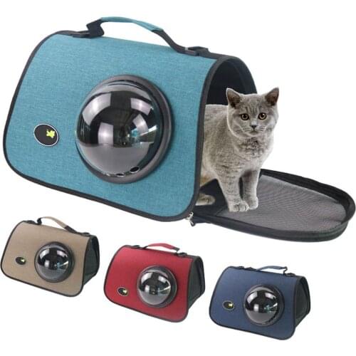 Pet Dog Travel Portable Foldable Carrier Bag Breathable Space Capsule Handbag