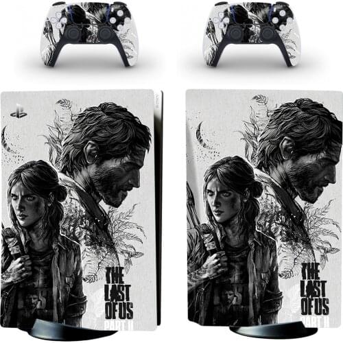 The Last of Us PS5 Standard Disc Edition Skin Sticker Decal Cover for PlayStation 5 Console and 2 Controllers PS5 Skin Sticker