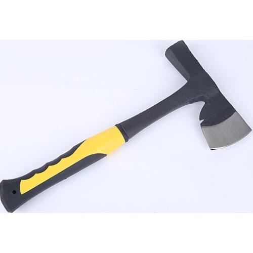 Antiskid plastic cover handle Sharp and durable Axe Multifunctional firewood cutting Axe and hammer two in one hand tools