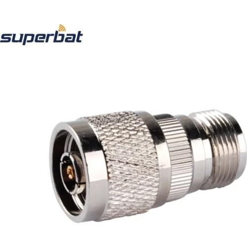Superbat N Adapter N Jack to RP-N Plug(Female Pin) Straight RF Coaxial Connectors