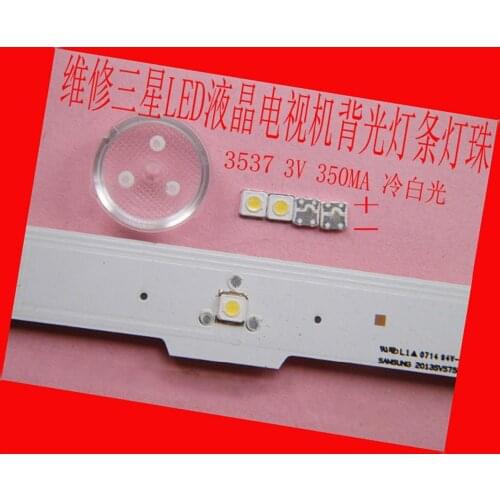 100piece/lot FOR repair Samsung LCD TV LED backlight Article lamp SMD LEDs 3537 3535 3V Cold white light emitting diode