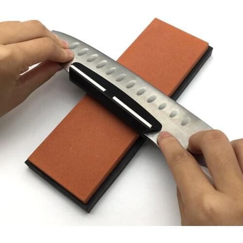 1PCS Professional sharpening stone Fixed Angle sharpener Whetstone knife tools Double angle Fixed honing knife sharpener