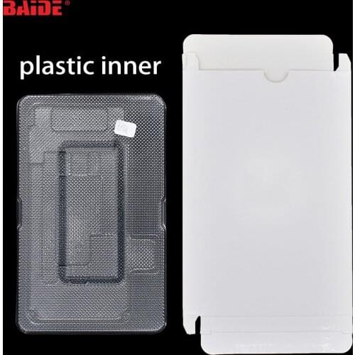 LCD Touch Screen Package Wholesale with Plastic EVA White Paper Packing Box for iPhone 7 8 7Plus 8Plus X XR Xs Max 100set/lot