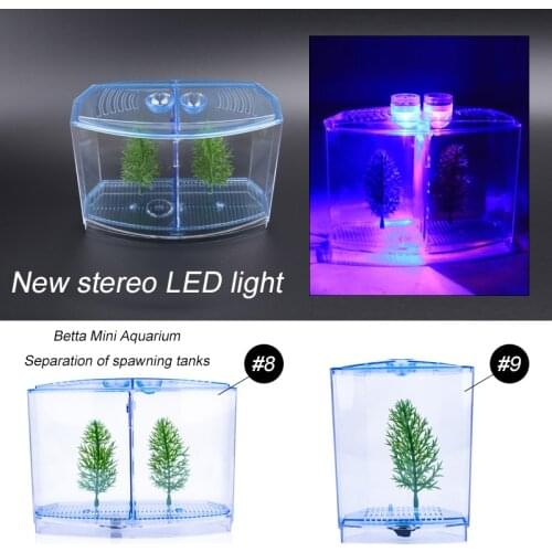 Spawning Box Partition DIY Ornament Water Grass Betta Fish Tank Environmental Aquarium Fishbowl Spawning Fish Tank Shrimp